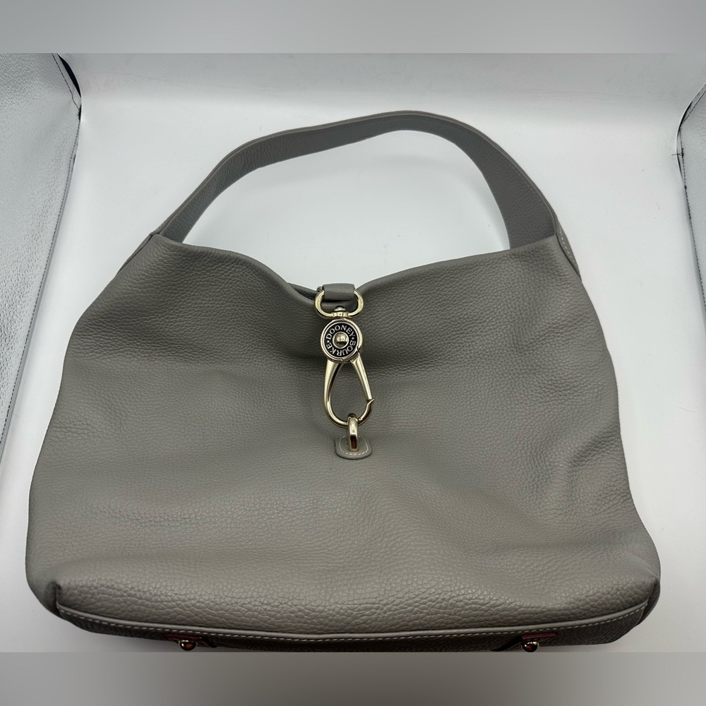 Dooney & Bourke Pebble Grain Small Logo Lock Sac